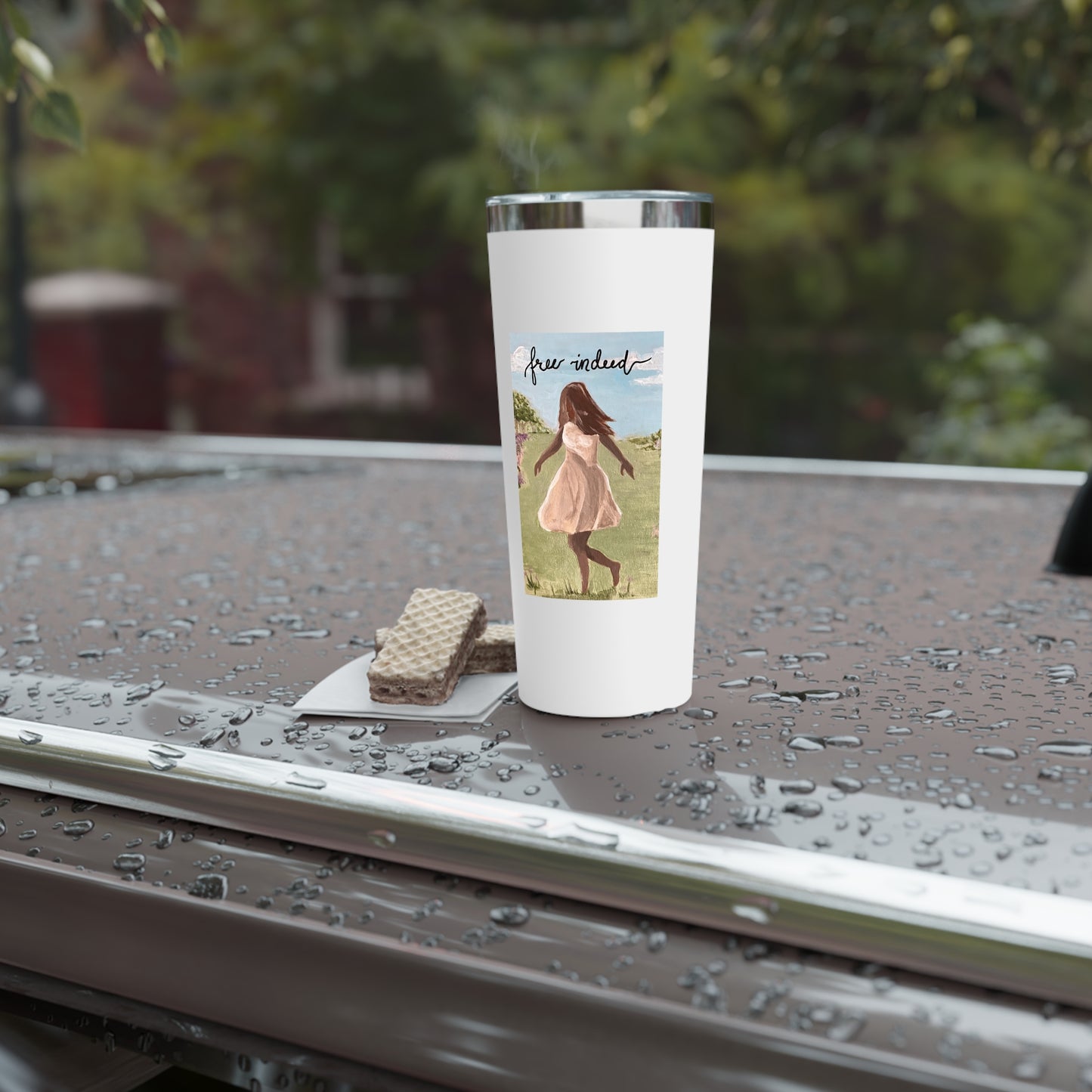 Free Indeed - Copper Vacuum Insulated Tumbler, 22oz