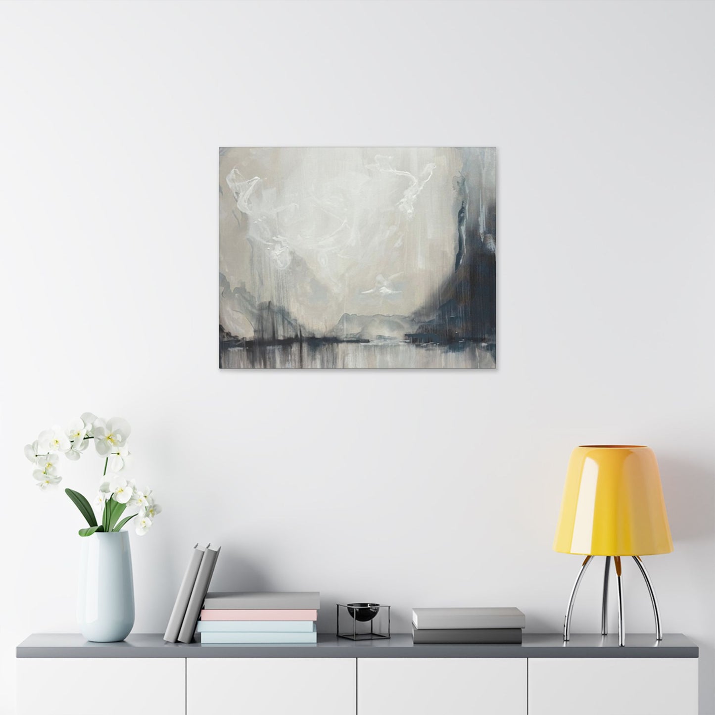 Angels II - Abstract Landscape Stretched Canvas Wall Art – Modern Home Décor