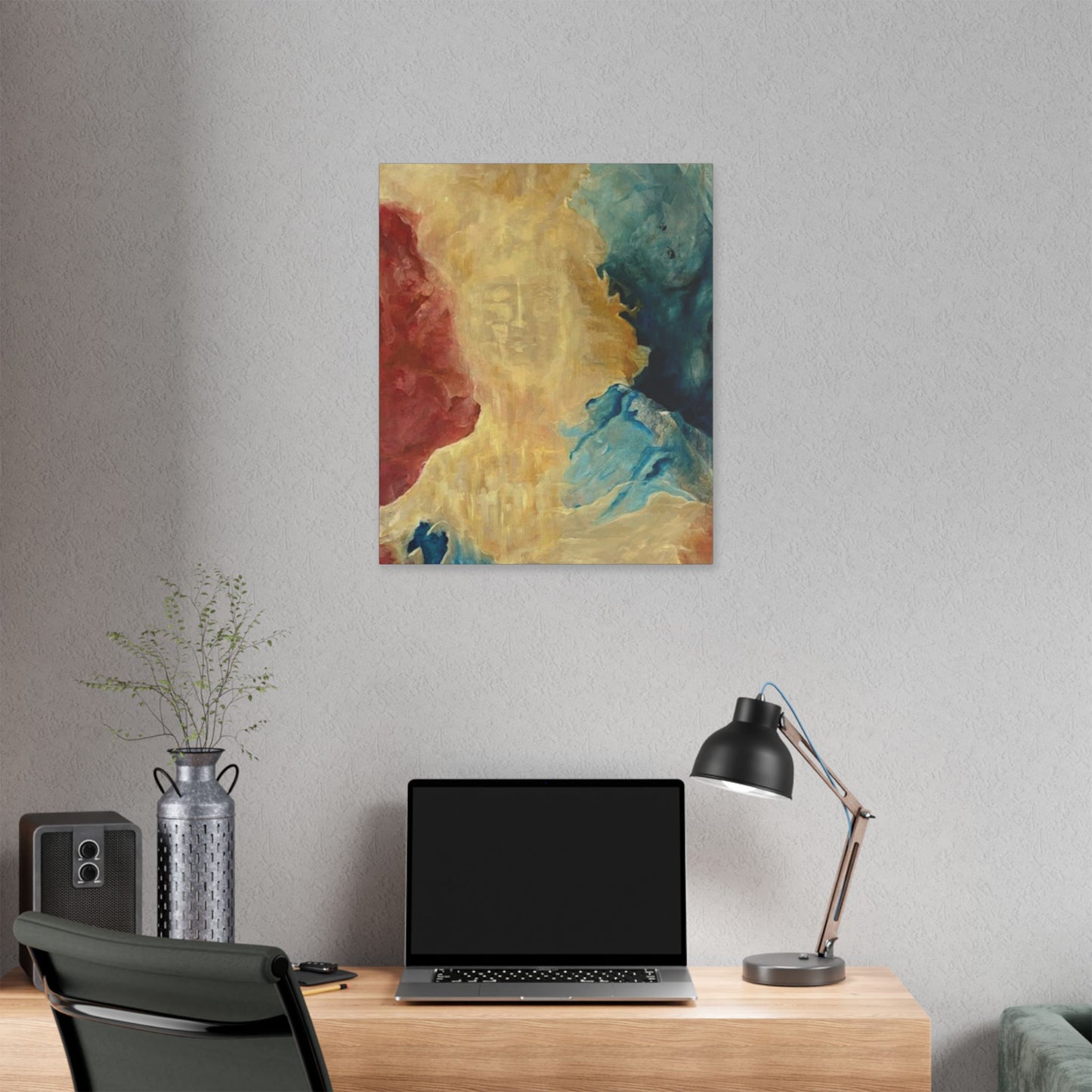 Serene Abstract Canvas Art - Mindfulness Decor for Home & Office