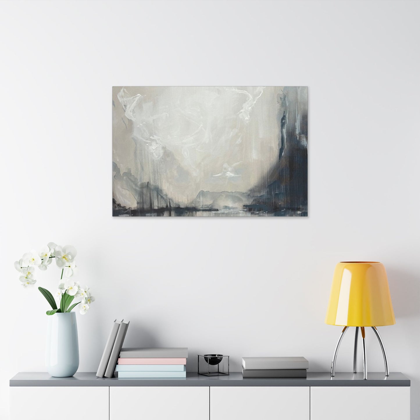 Angels II - Abstract Landscape Stretched Canvas Wall Art – Modern Home Décor