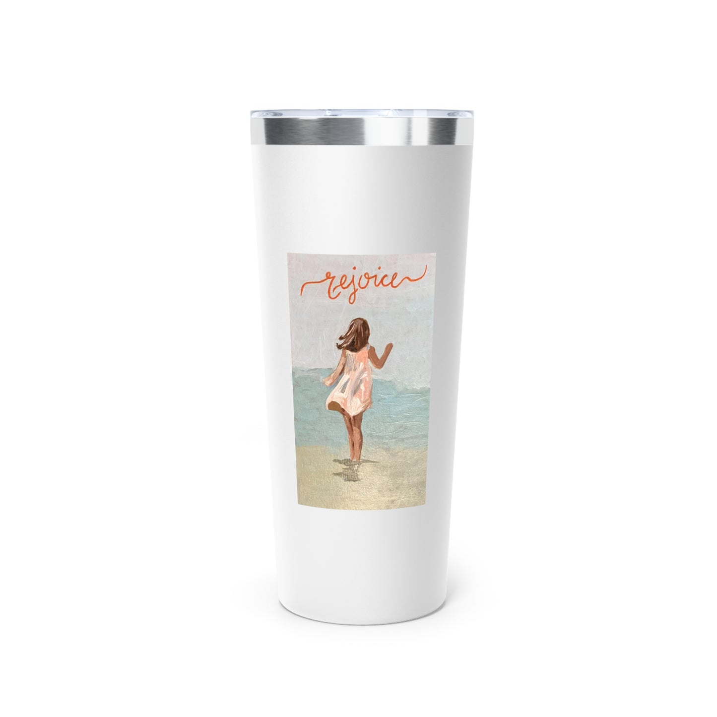 Rejoice - Copper Vacuum Insulated Tumbler, 22oz