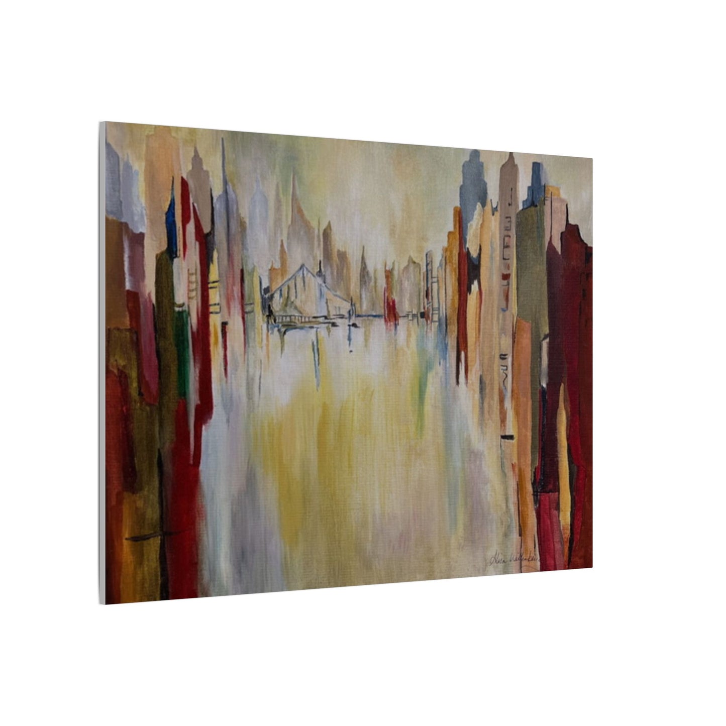 Abstract Landscape Canvas Art - Stretched Matte Wall Decor