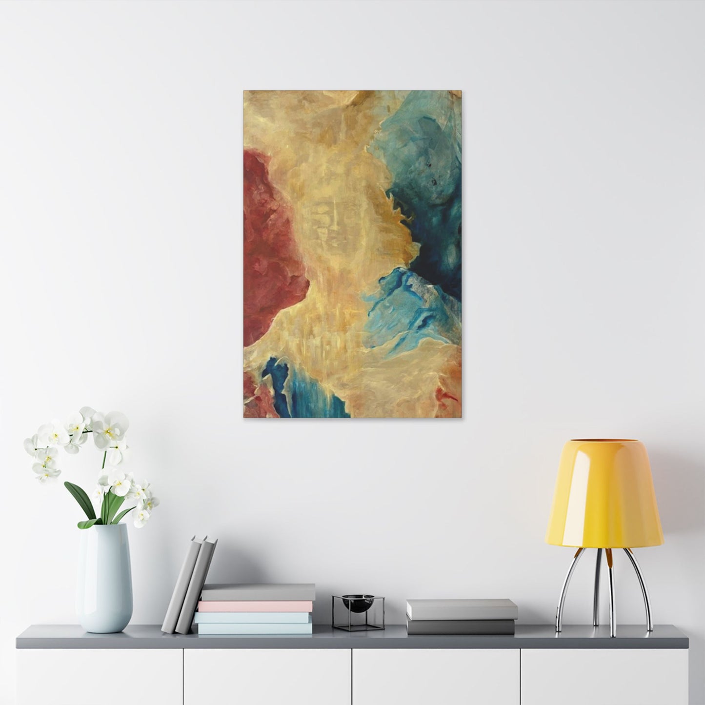 Serene Abstract Canvas Art - Mindfulness Decor for Home & Office