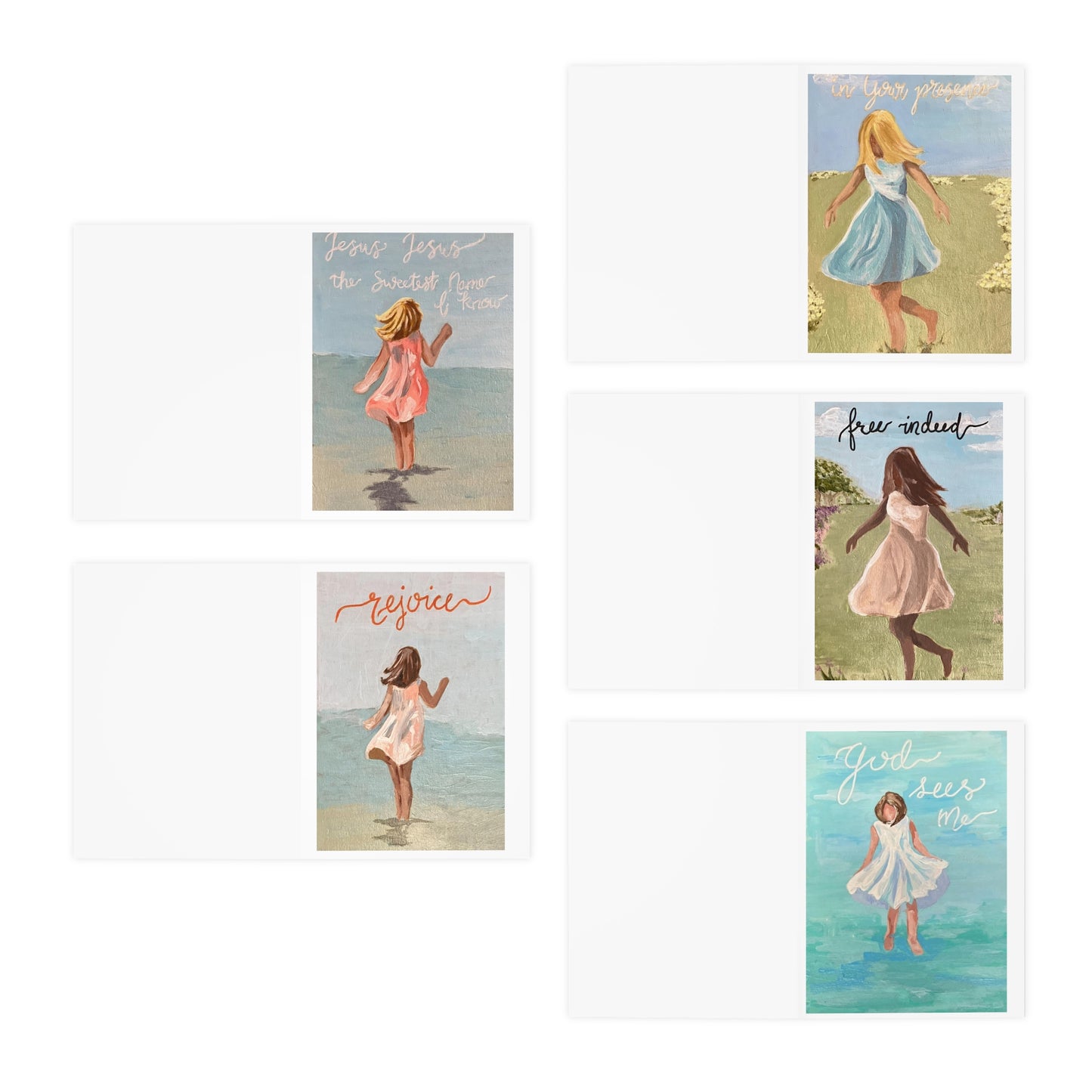 Girls Edition - Multi-Design Greeting Cards (5-Pack)