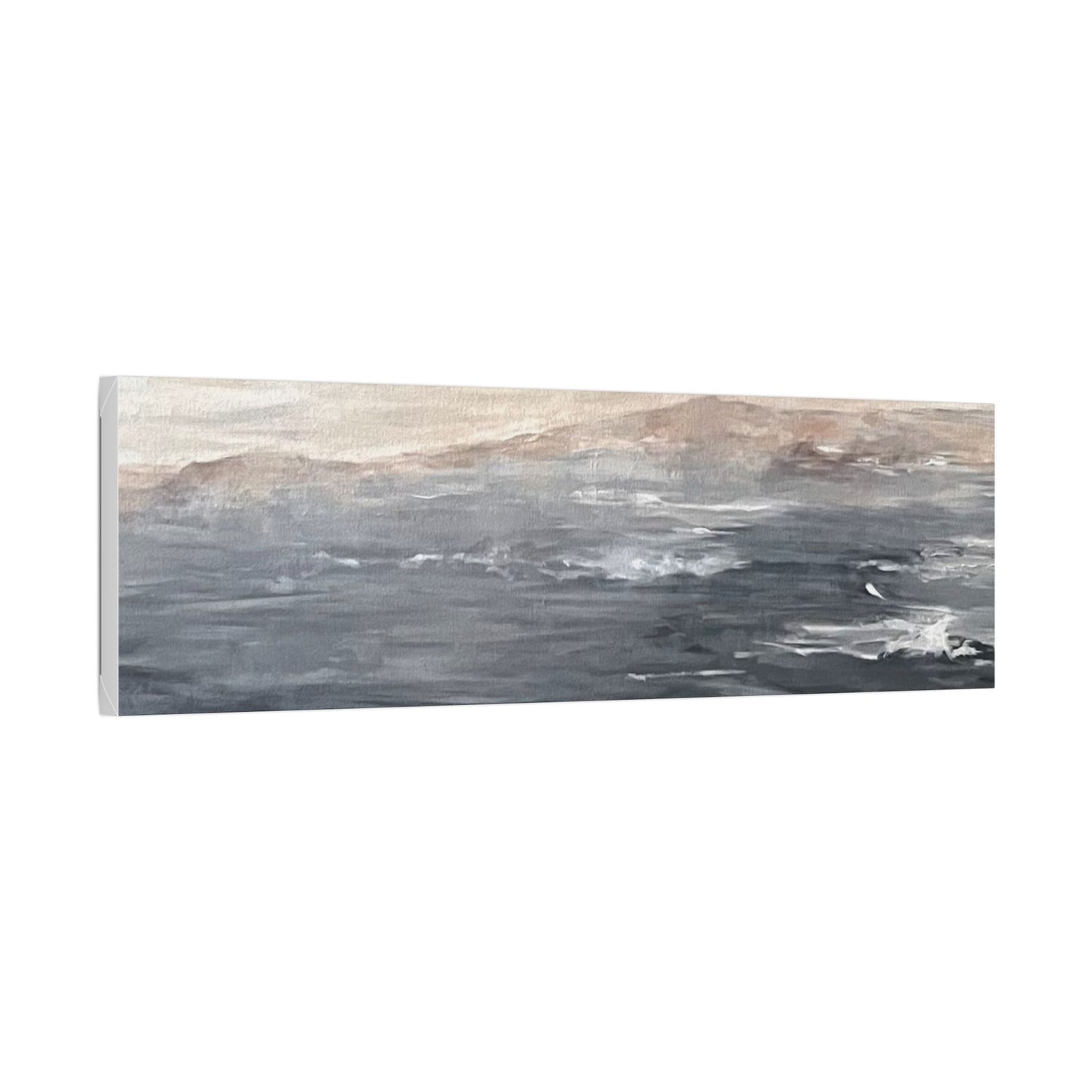 Serene Ocean Stretch Canvas Wall Art - Tranquil Coastal Décor