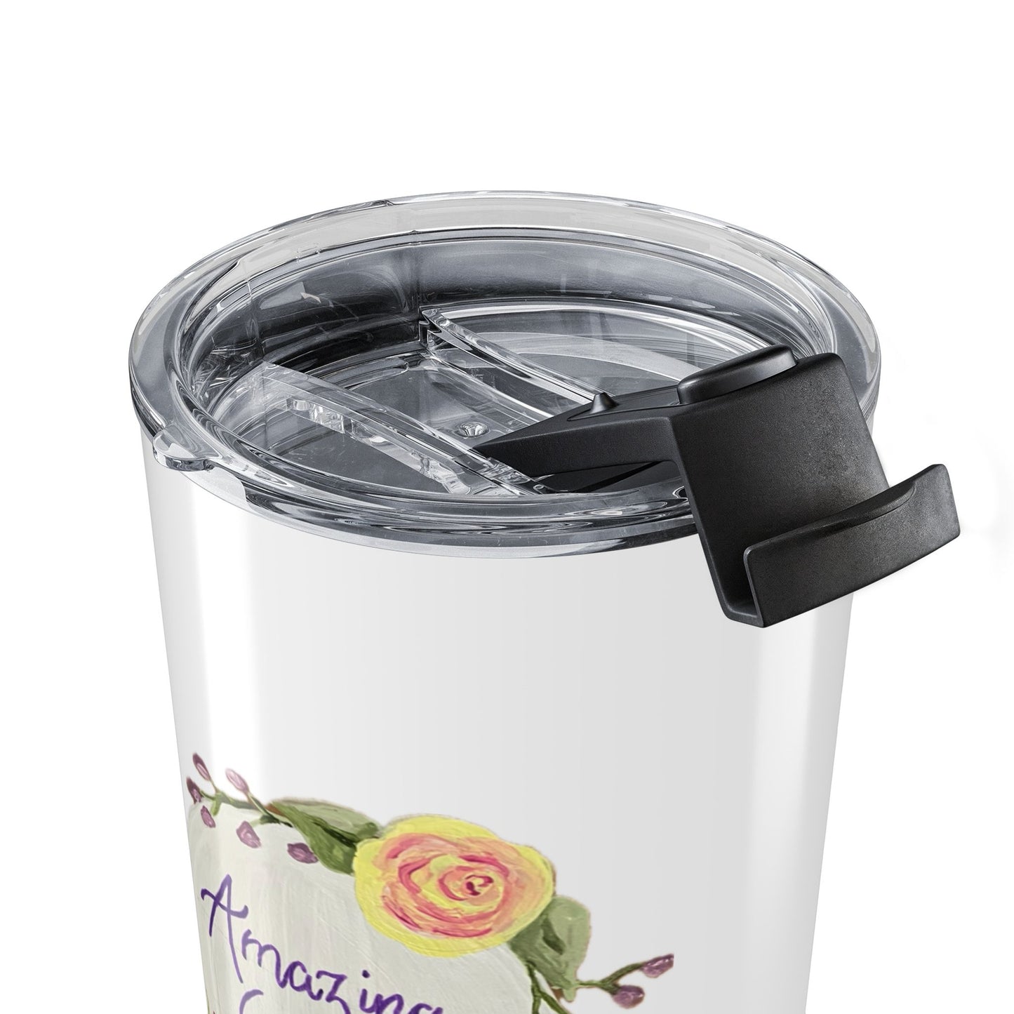 Amazing Grace White - Copper Vacuum Insulated Tumbler, 22oz