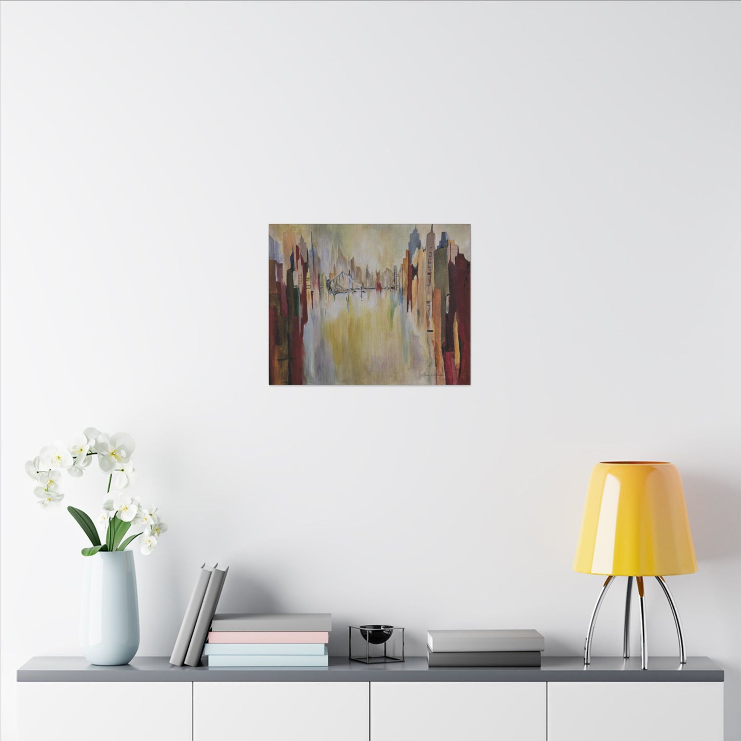 Abstract Landscape Canvas Art - Stretched Matte Wall Decor