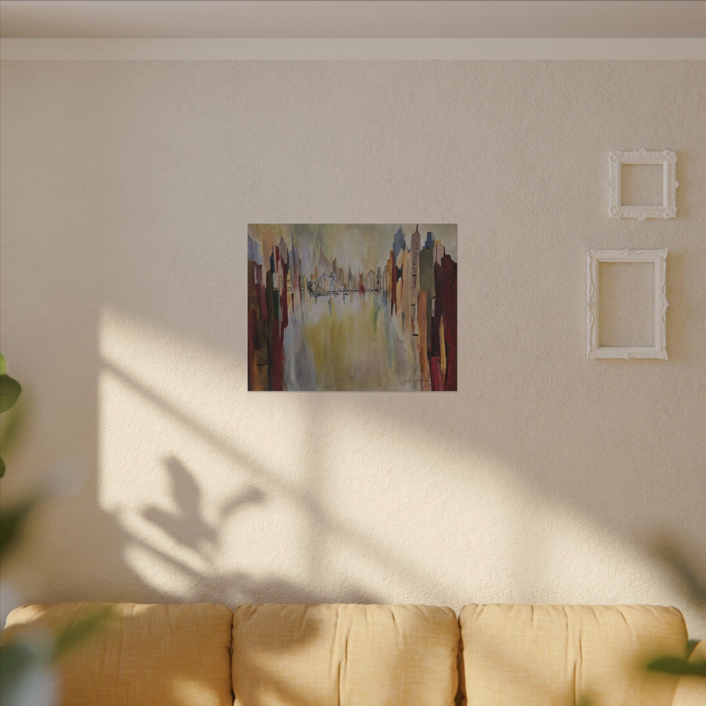 Abstract Landscape Canvas Art - Stretched Matte Wall Decor
