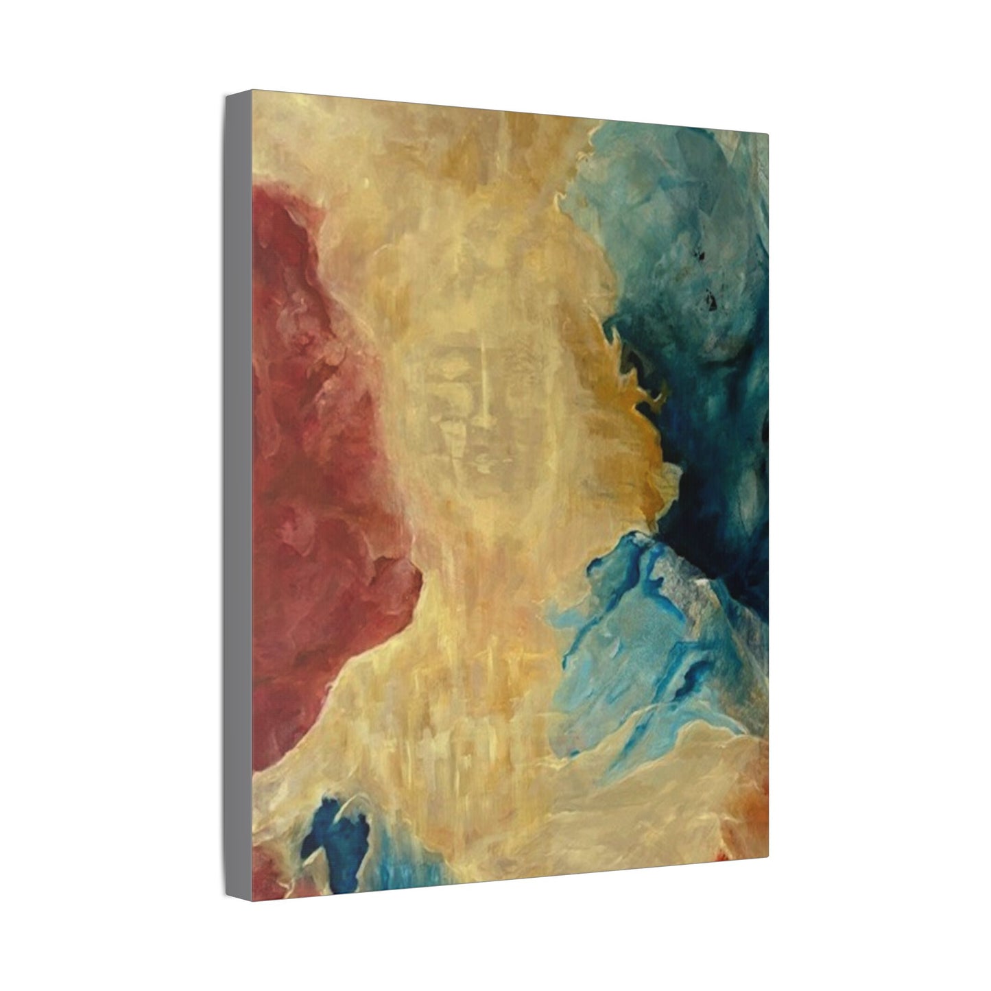Serene Abstract Canvas Art - Mindfulness Decor for Home & Office