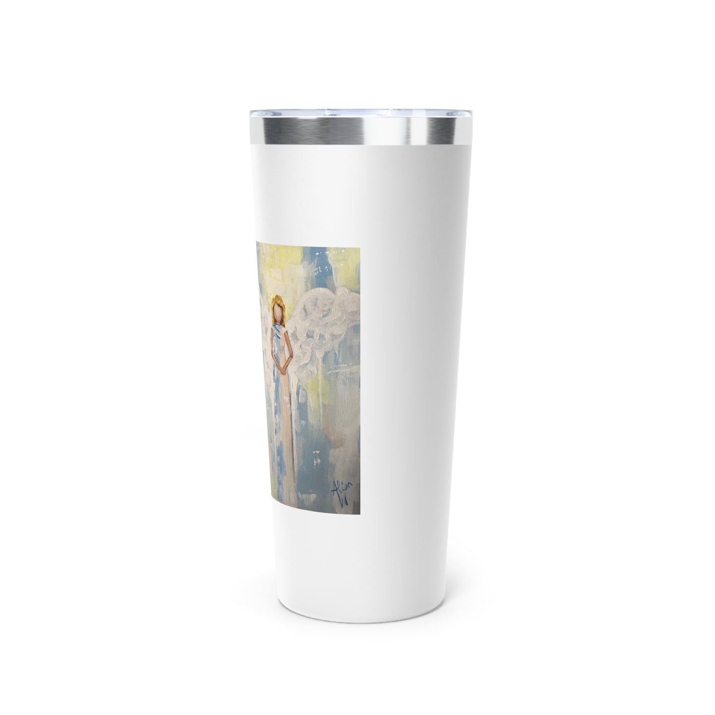 Art by Alisa Original - Copper Insulated Tumbler - Stylish Travel Mug for Hot & Cold Drinks, Perfect Gift for Coffee Lovers, Outdoors, Camping, and Holidays