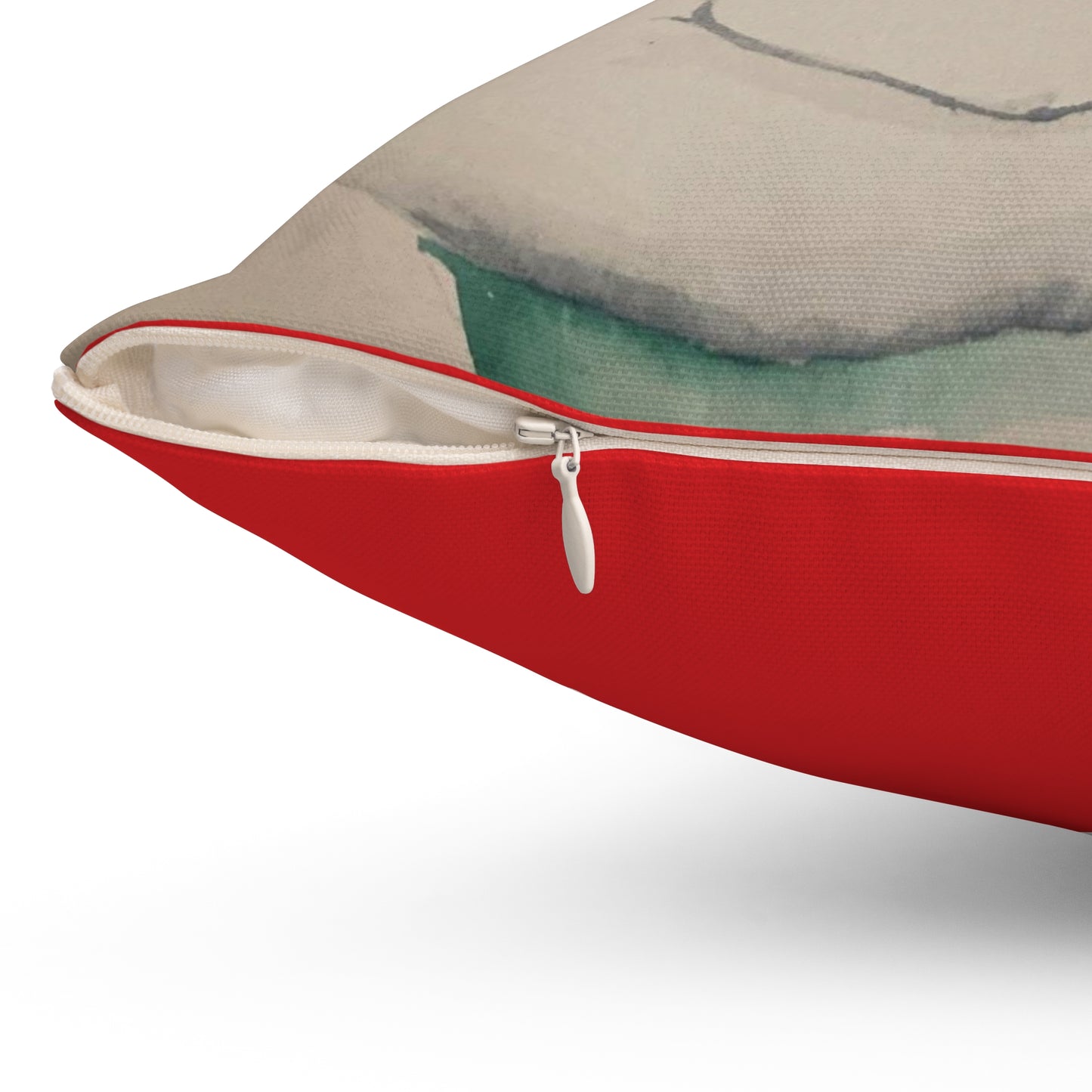 Snowman - Spun Polyester Square Pillow