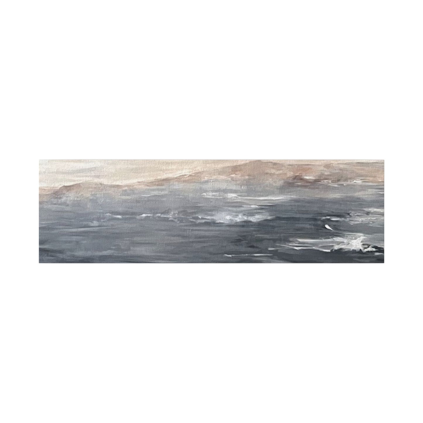Serene Ocean Stretch Canvas Wall Art - Tranquil Coastal Décor