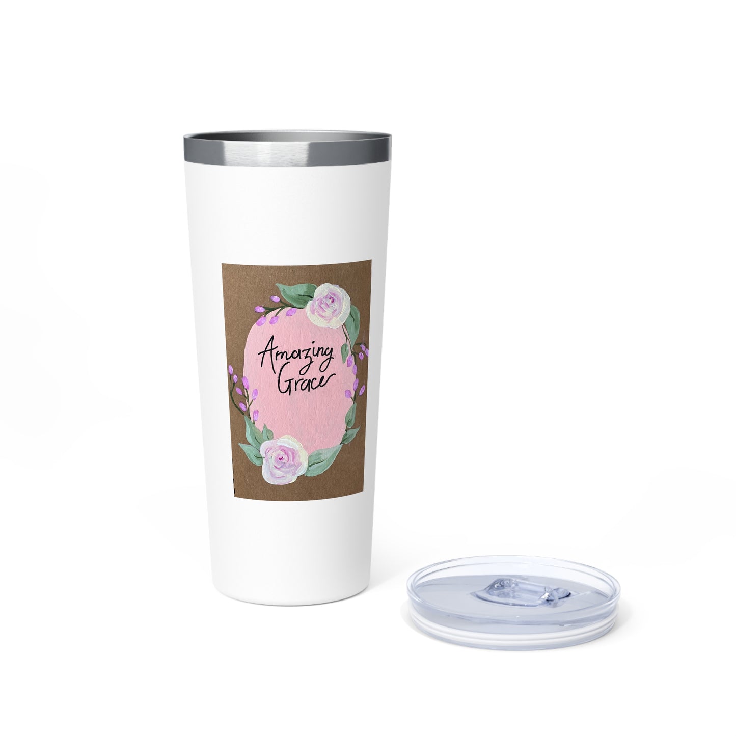 Amazing Grace Pink - Copper Vacuum Insulated Tumbler, 22oz