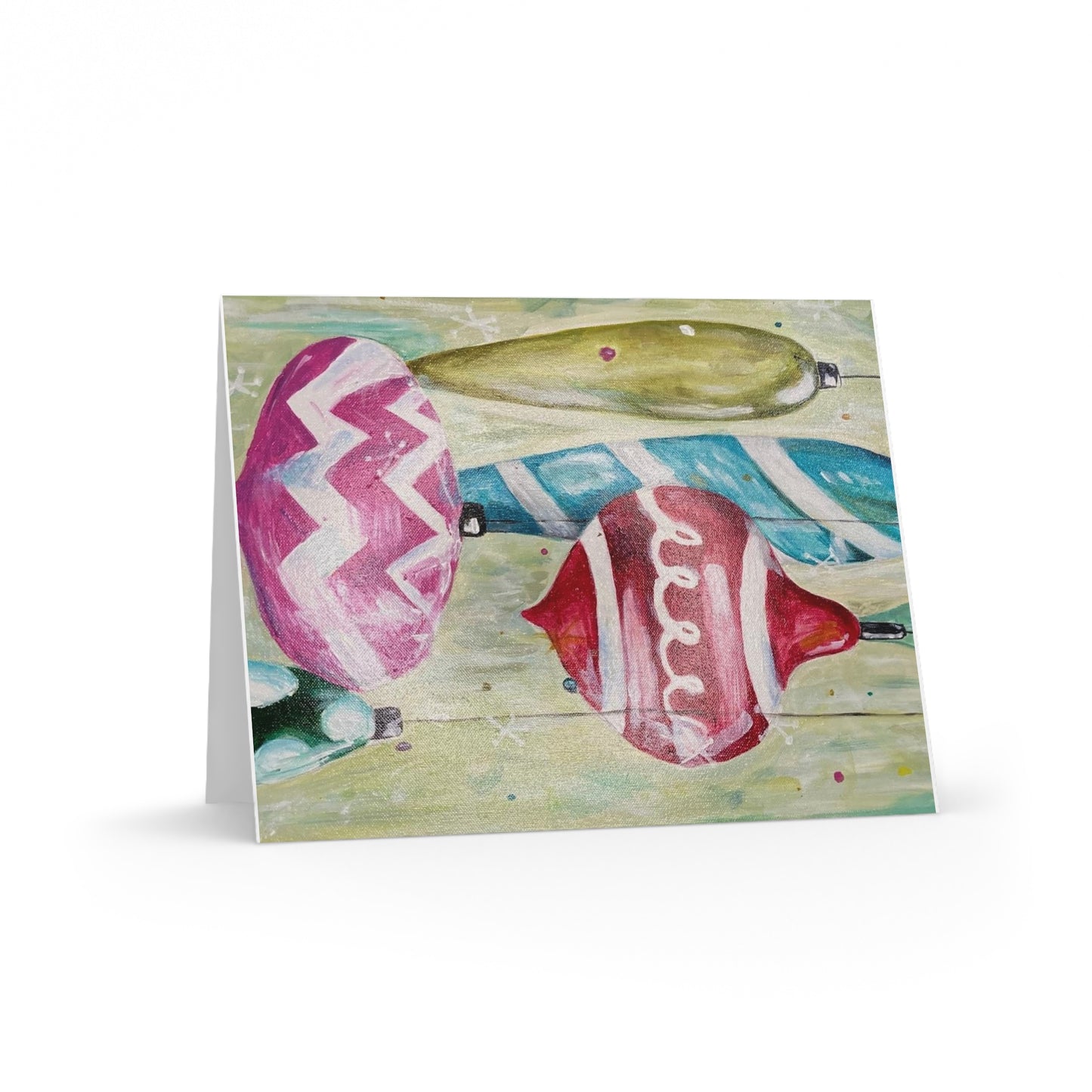 Christmas Bulbs - Greeting cards (8, 16, and 24 pcs)