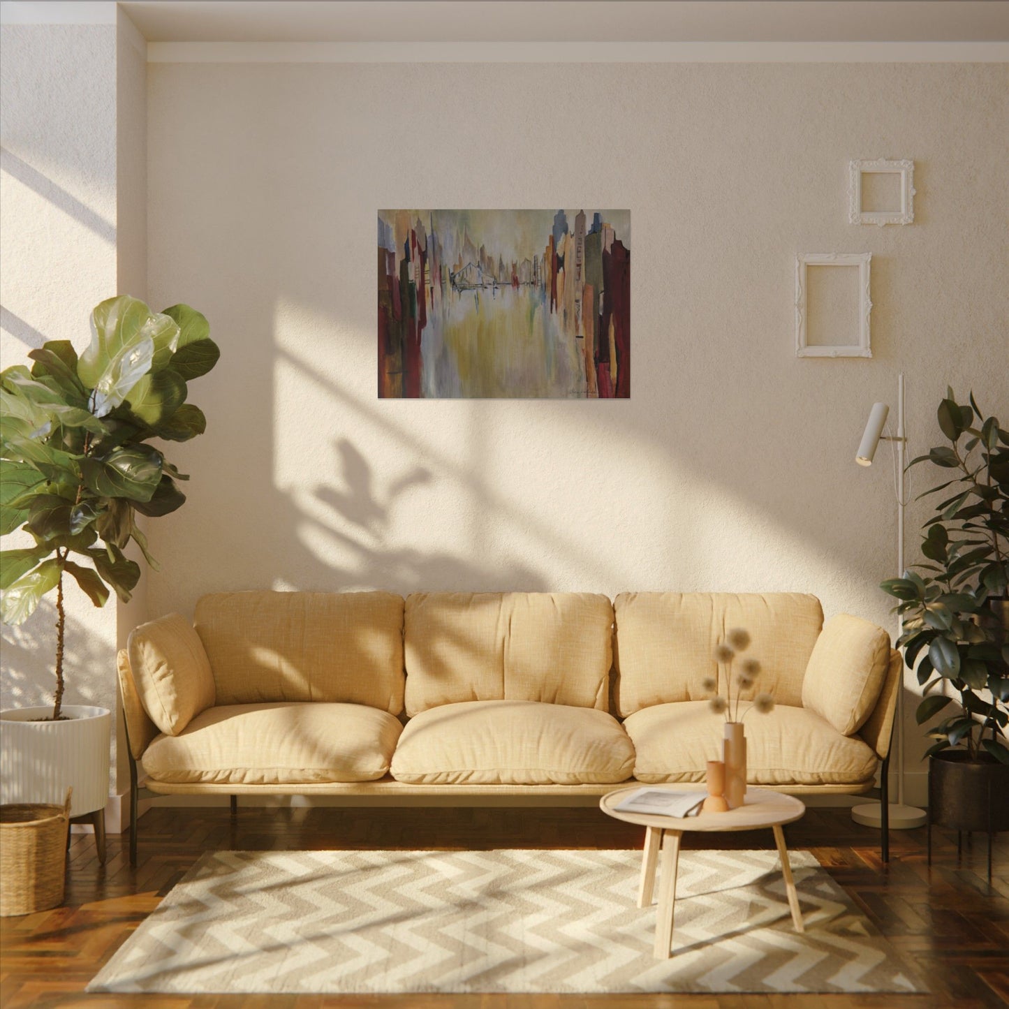 Abstract Landscape Canvas Art - Stretched Matte Wall Decor