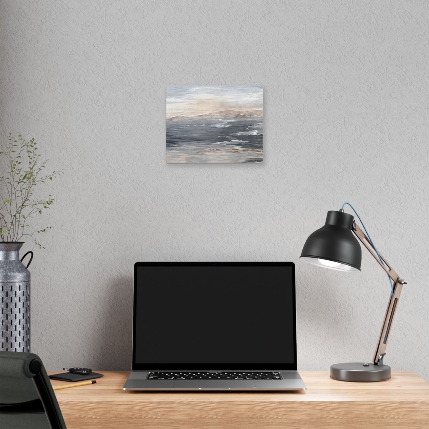 Serene Ocean Stretch Canvas Wall Art - Tranquil Coastal Décor