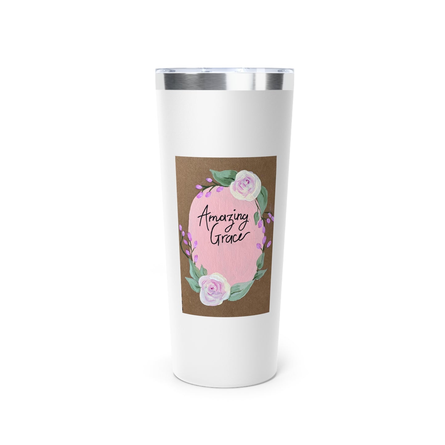 Amazing Grace Pink - Copper Vacuum Insulated Tumbler, 22oz