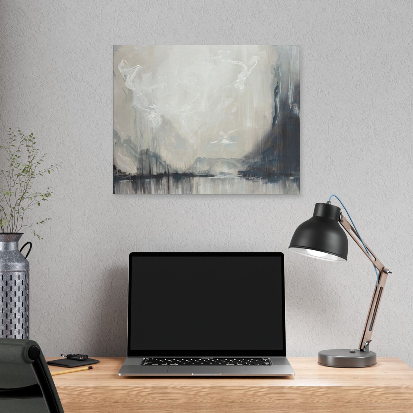 Angels II - Abstract Landscape Stretched Canvas Wall Art – Modern Home Décor