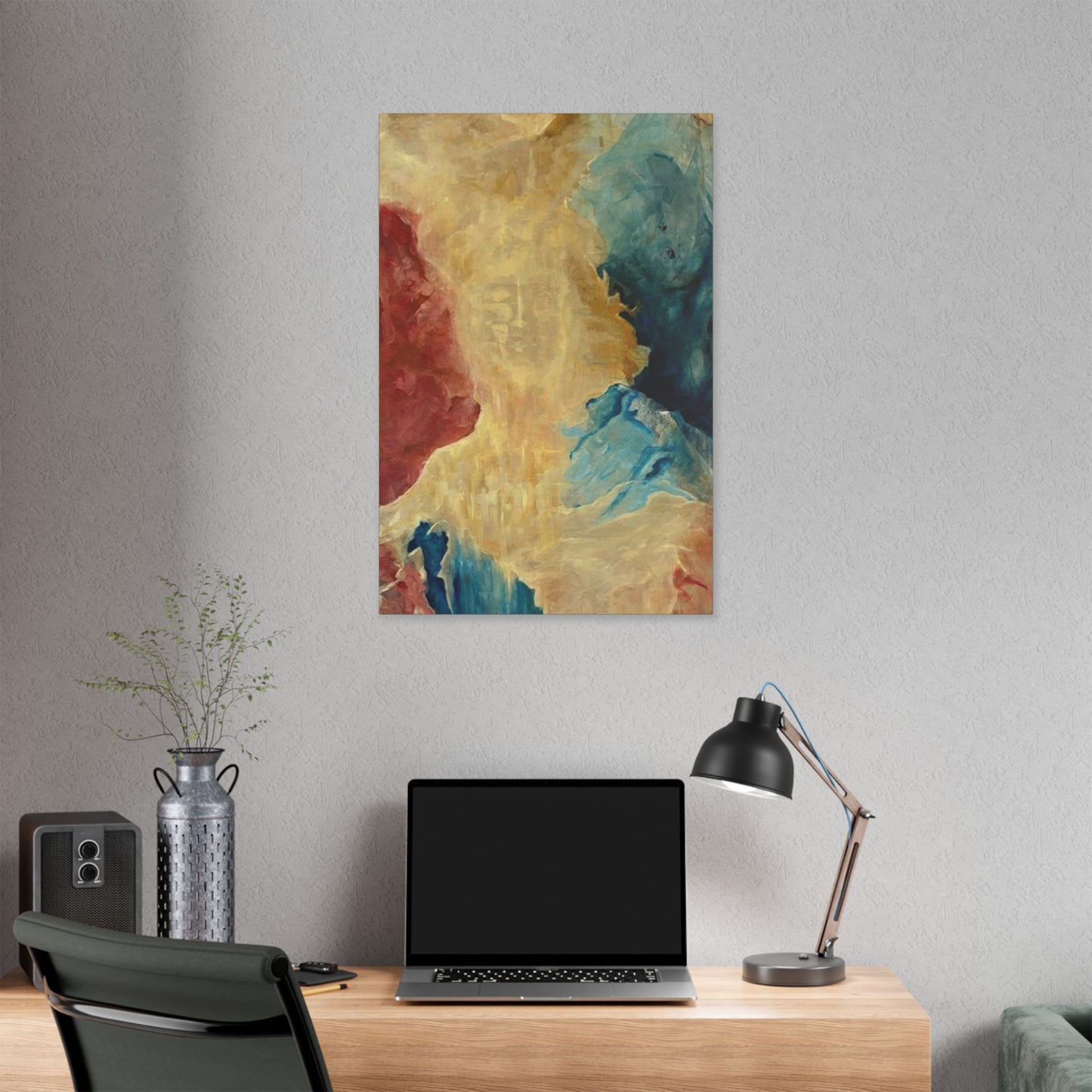 Serene Abstract Canvas Art - Mindfulness Decor for Home & Office