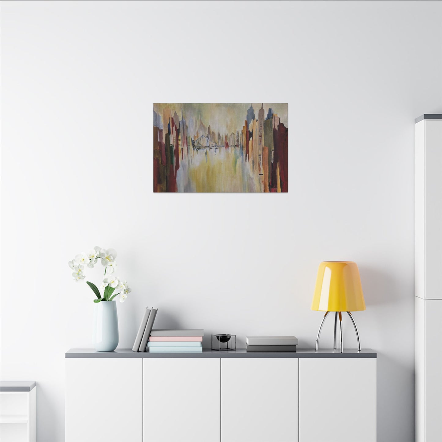 Abstract Landscape Canvas Art - Stretched Matte Wall Decor