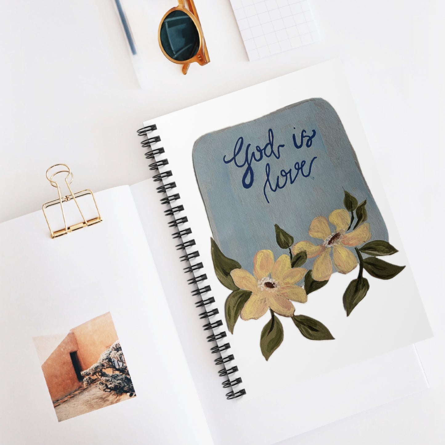 God is Love - Spiral Notebook - Ruled Line
