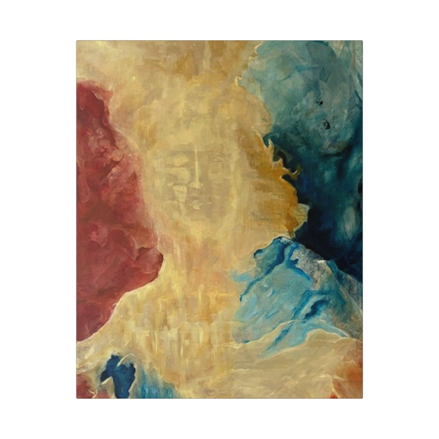 Serene Abstract Canvas Art - Mindfulness Decor for Home & Office
