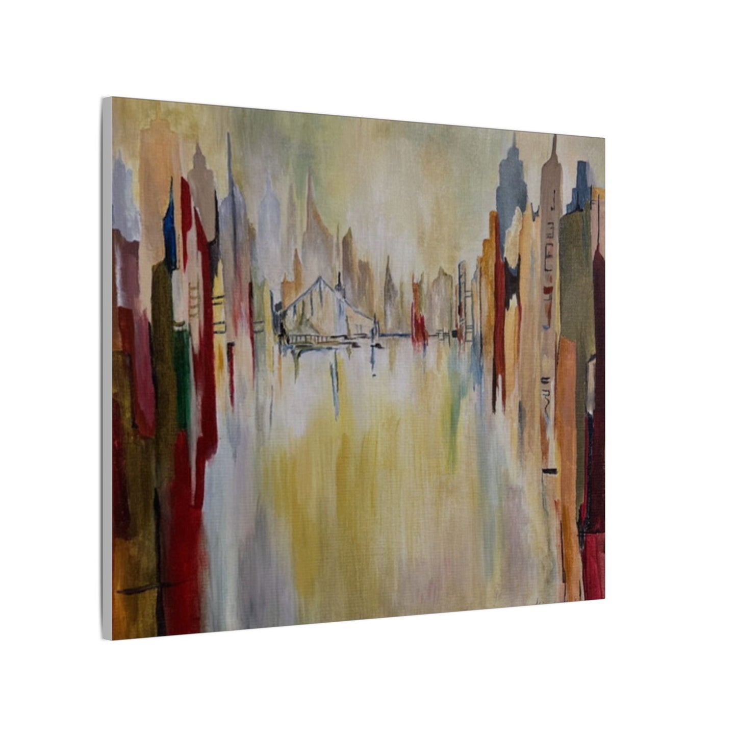 Abstract Landscape Canvas Art - Stretched Matte Wall Decor