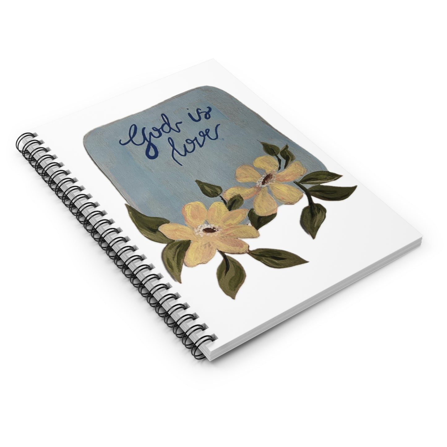 God is Love - Spiral Notebook - Ruled Line