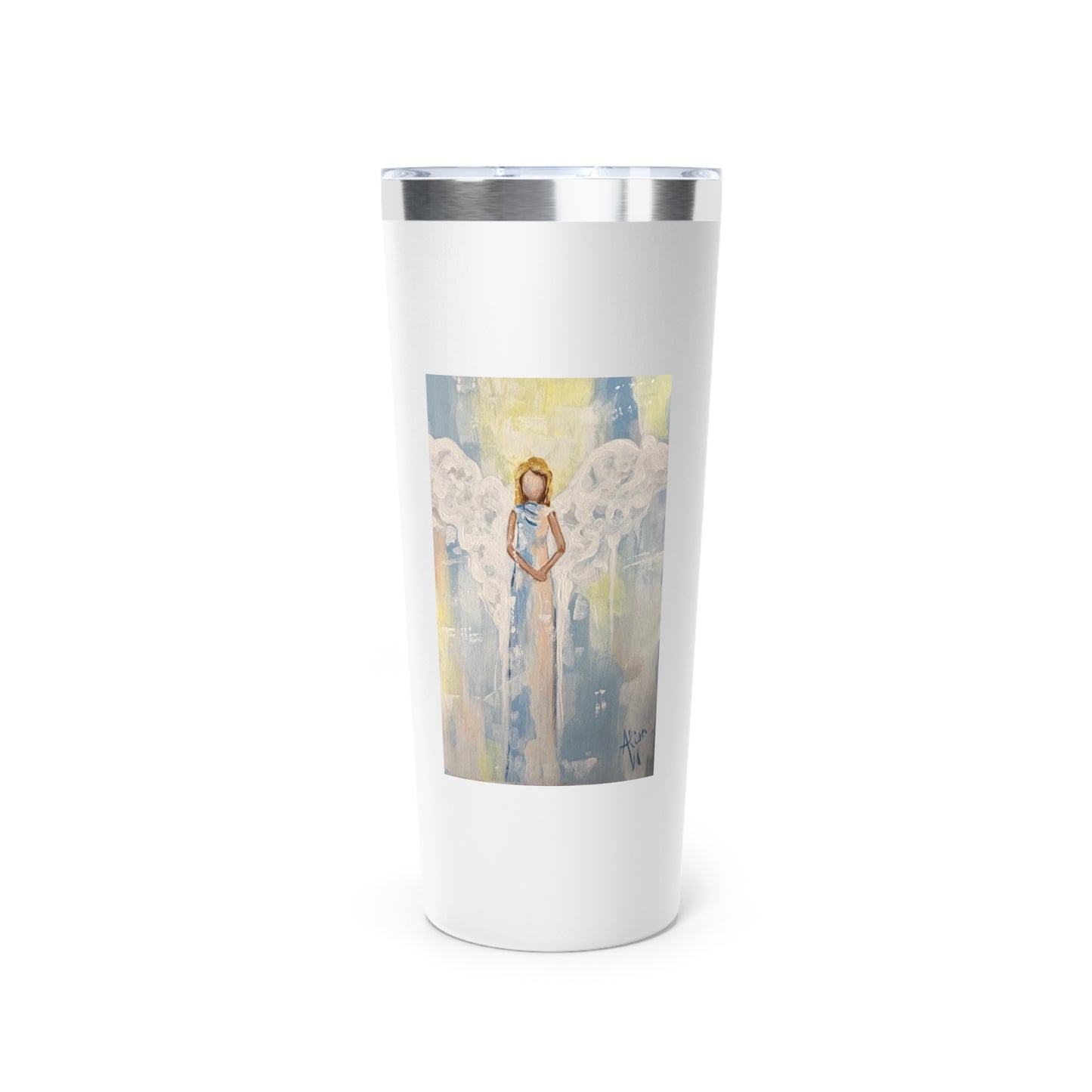 Art by Alisa Original - Copper Insulated Tumbler - Stylish Travel Mug for Hot & Cold Drinks, Perfect Gift for Coffee Lovers, Outdoors, Camping, and Holidays