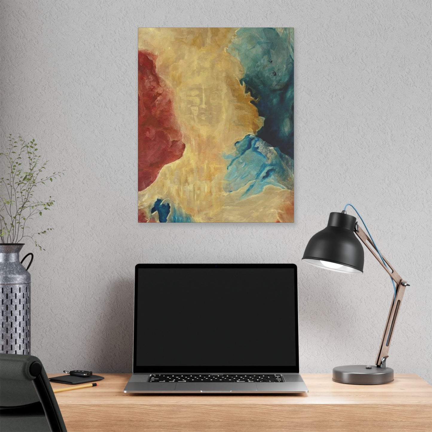 Serene Abstract Canvas Art - Mindfulness Decor for Home & Office