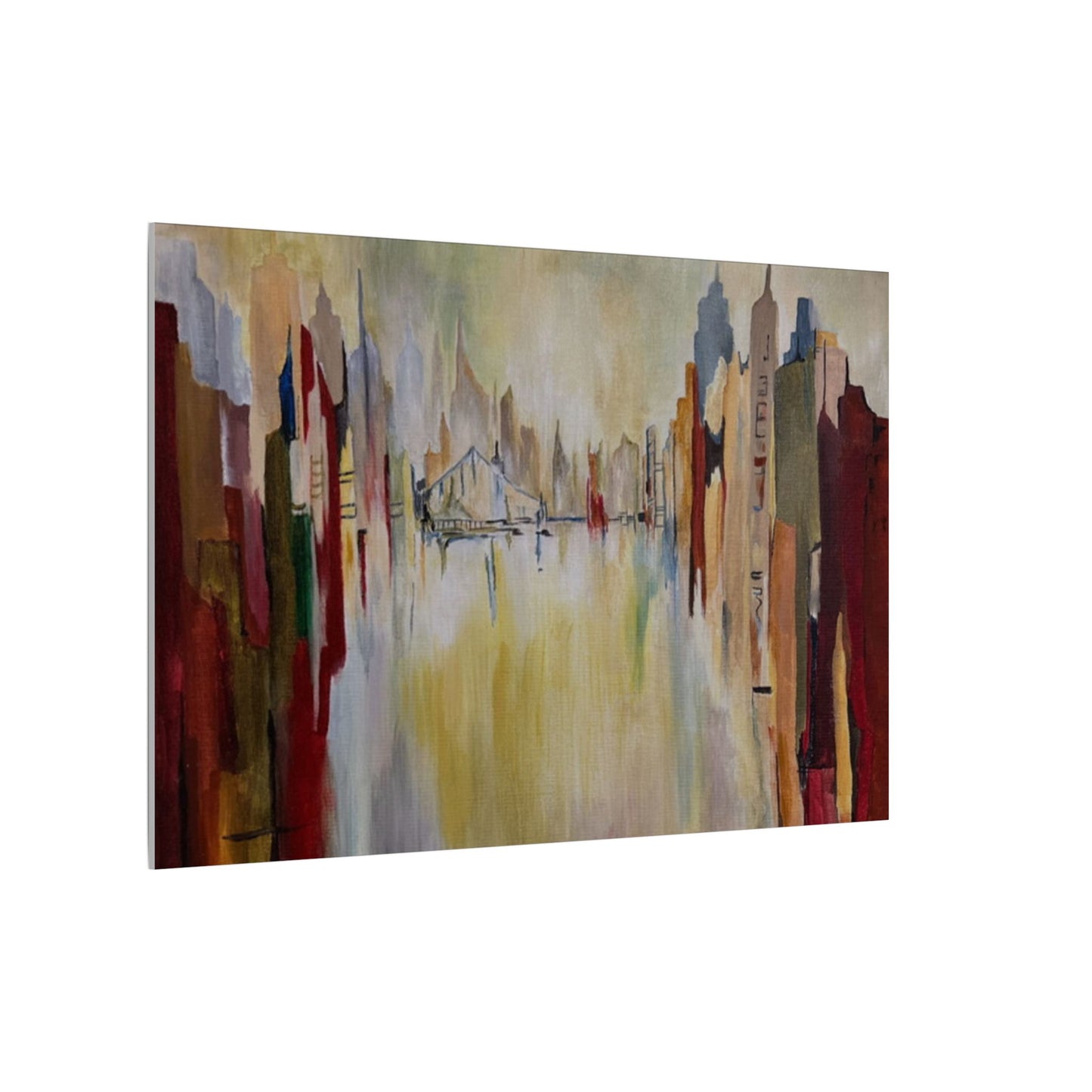 Abstract Landscape Canvas Art - Stretched Matte Wall Decor