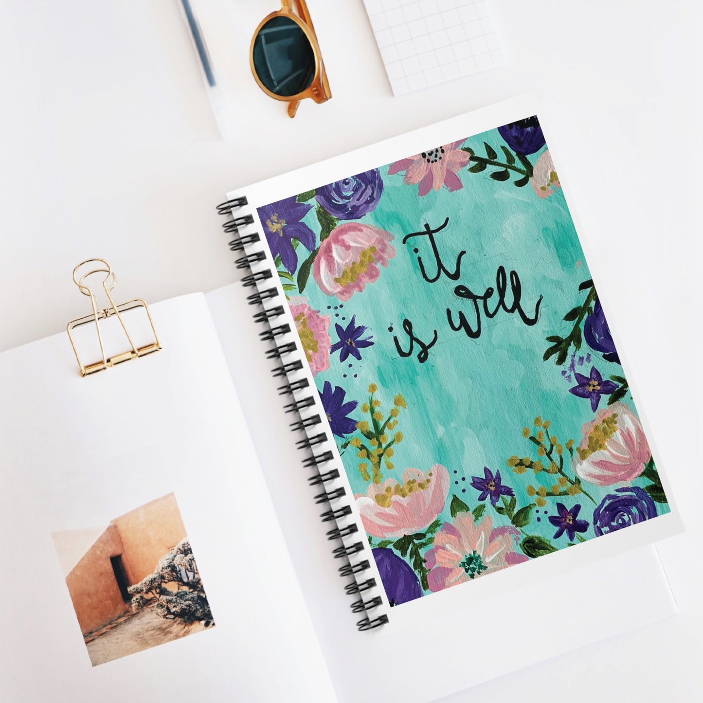 It is Well - Spiral Notebook - Ruled Line