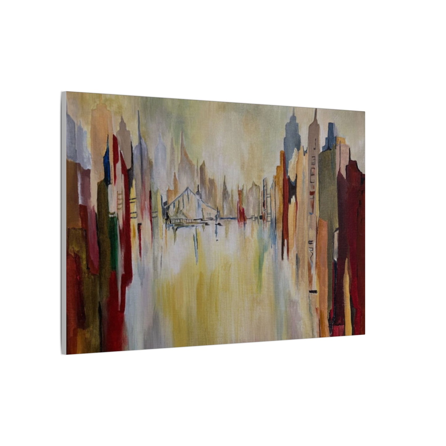 Abstract Landscape Canvas Art - Stretched Matte Wall Decor