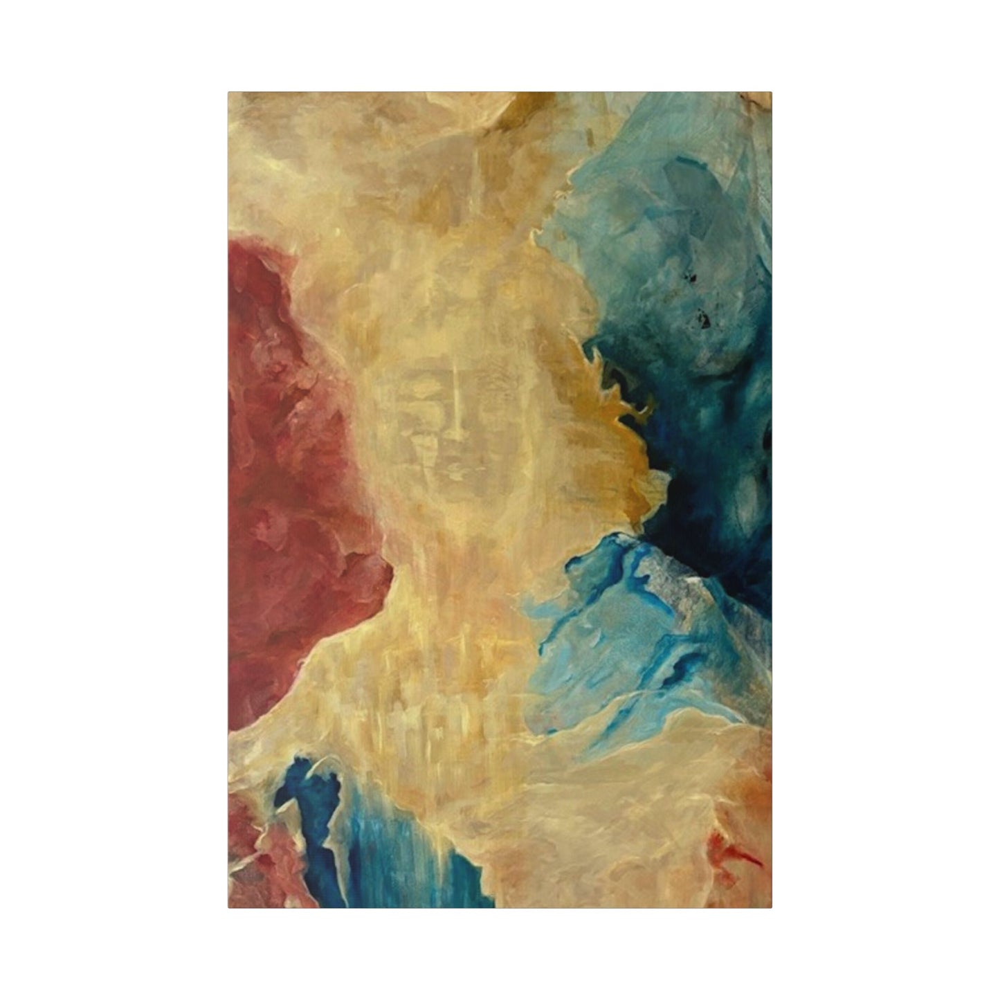 Serene Abstract Canvas Art - Mindfulness Decor for Home & Office
