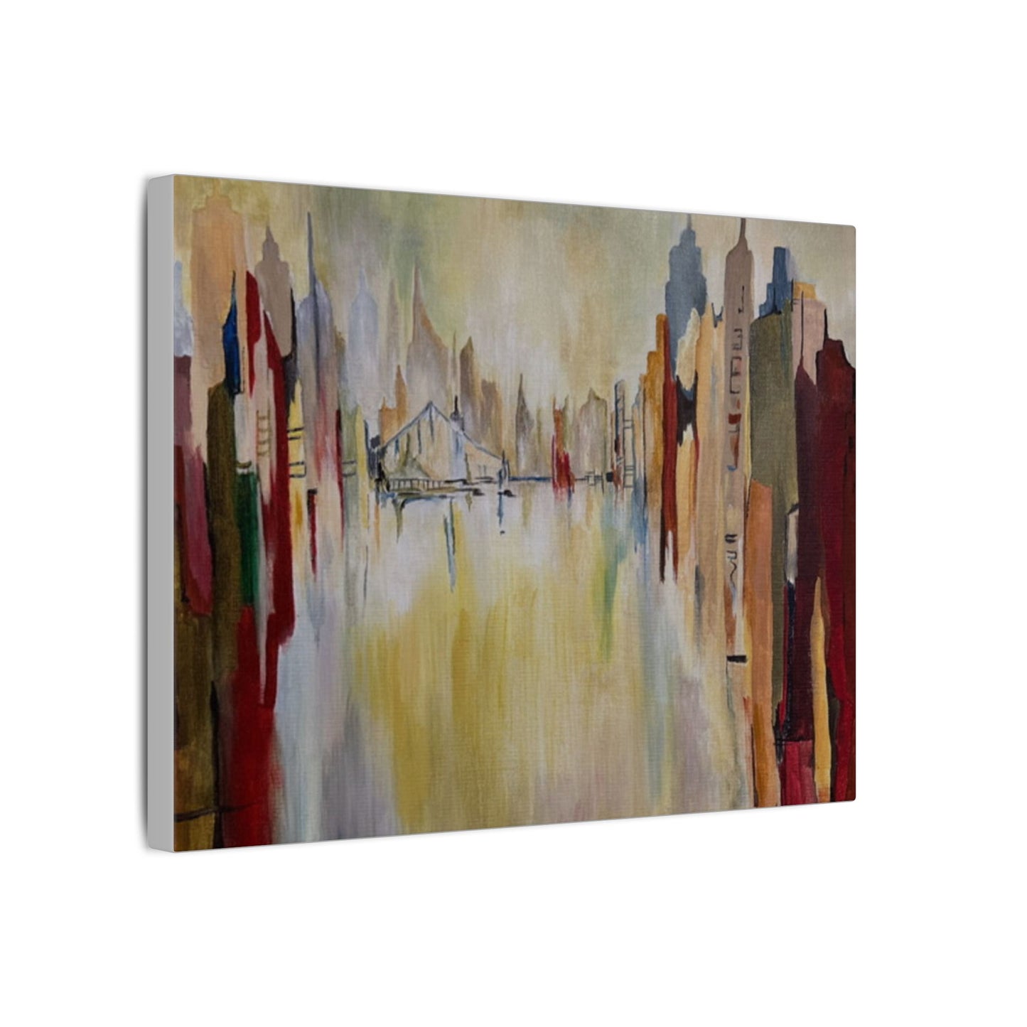 Abstract Landscape Canvas Art - Stretched Matte Wall Decor