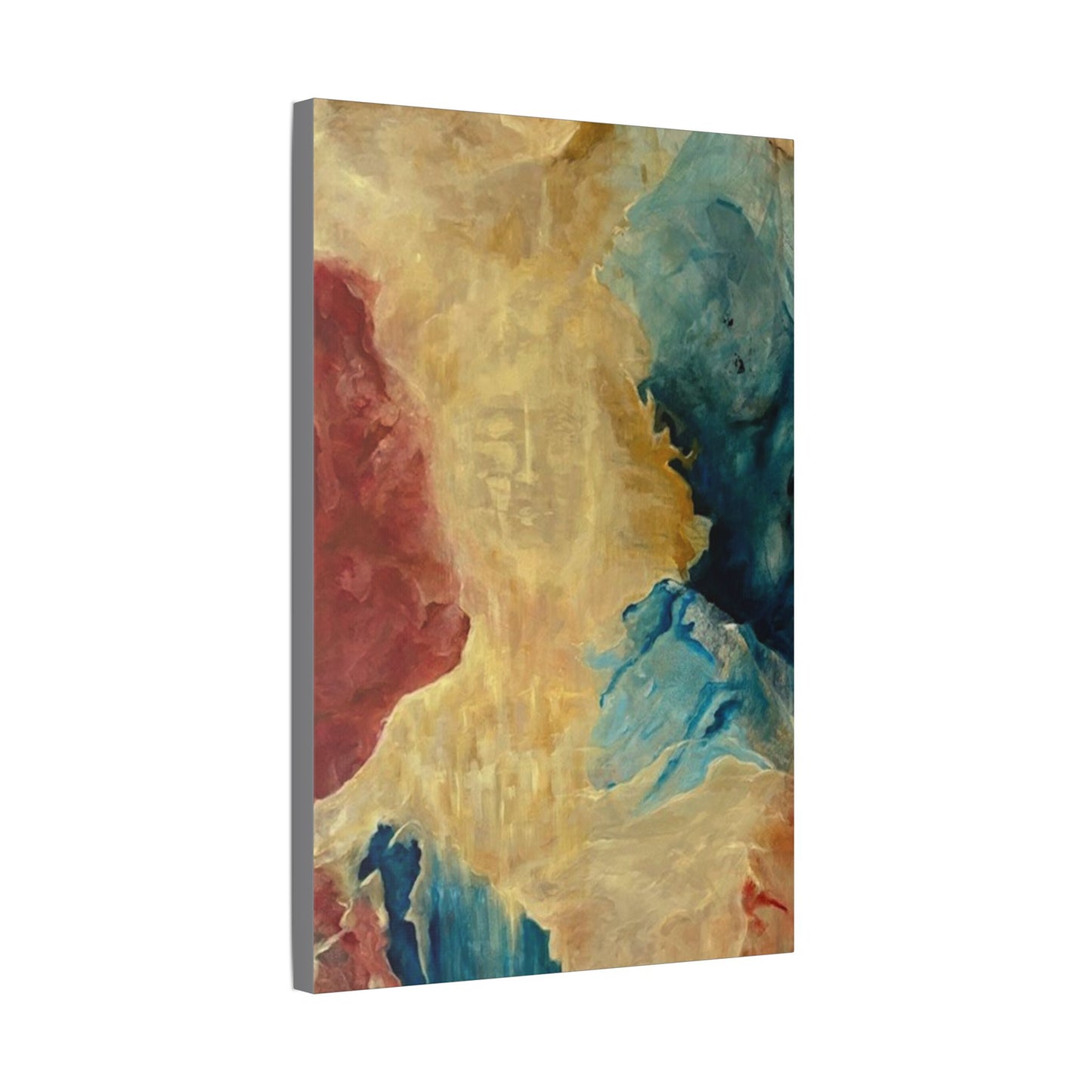 Serene Abstract Canvas Art - Mindfulness Decor for Home & Office