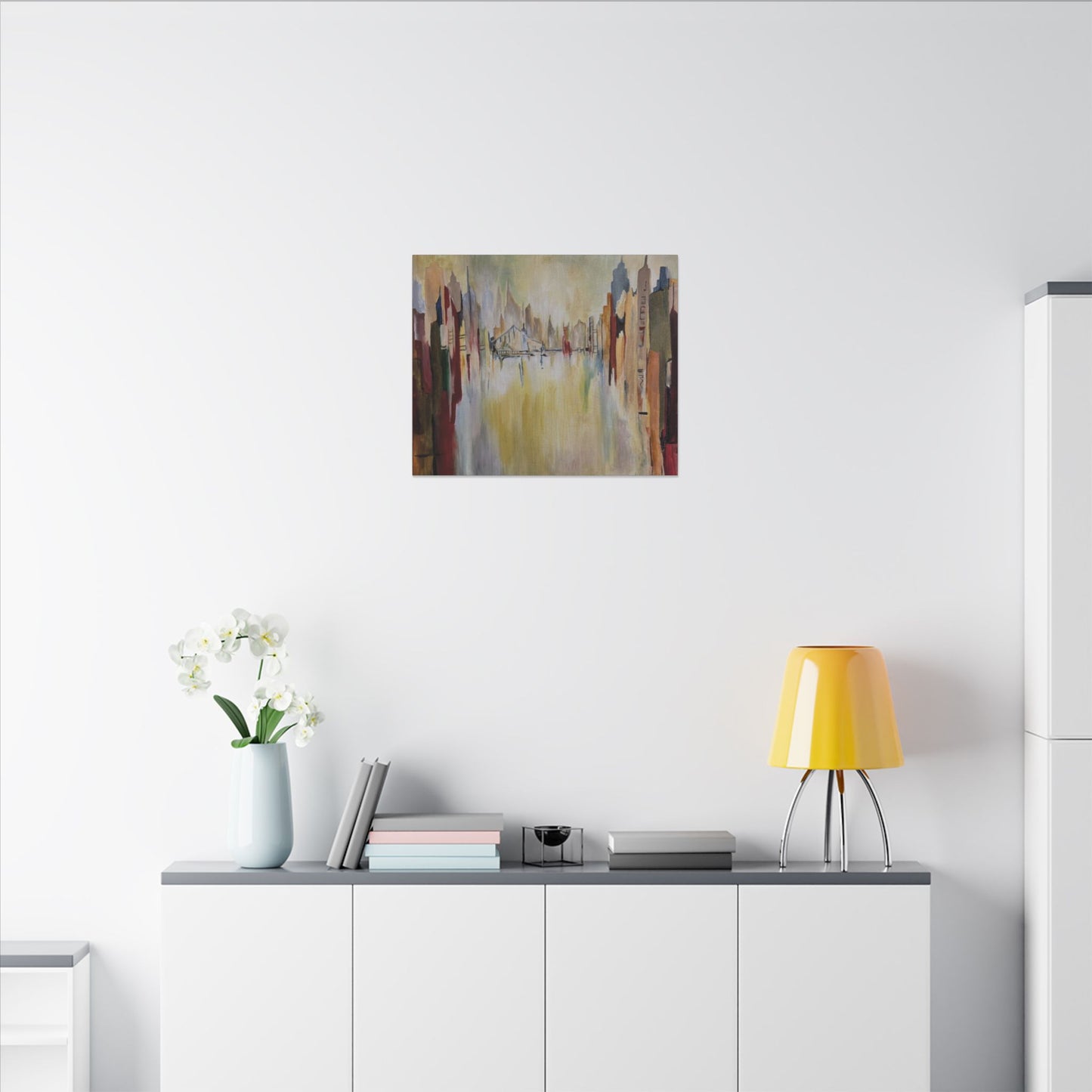 Abstract Landscape Canvas Art - Stretched Matte Wall Decor