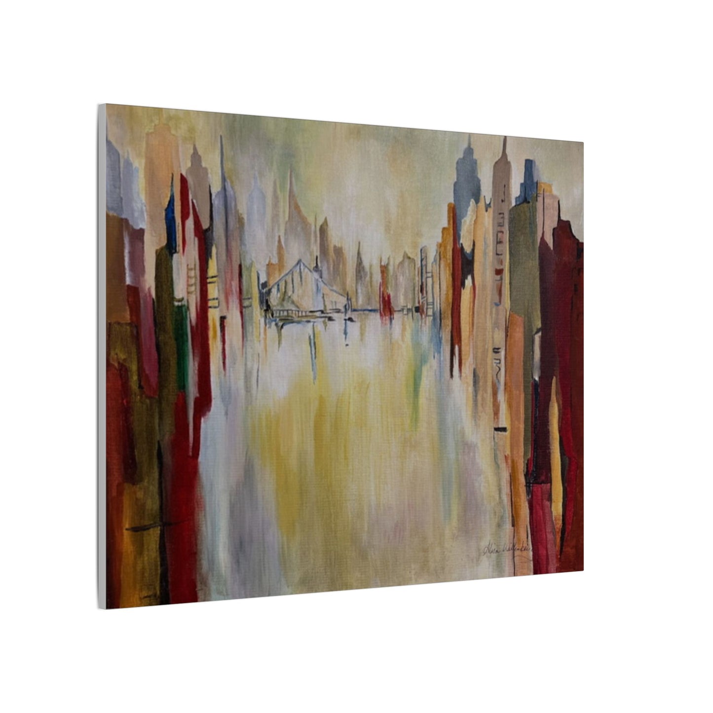 Abstract Landscape Canvas Art - Stretched Matte Wall Decor
