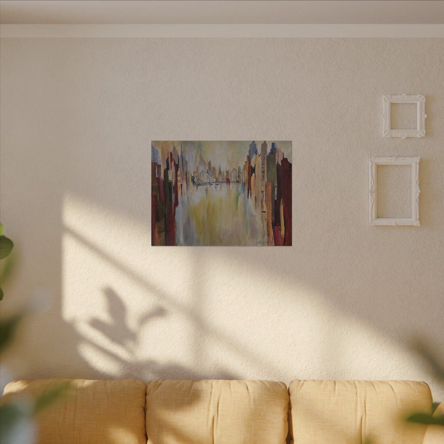 Abstract Landscape Canvas Art - Stretched Matte Wall Decor
