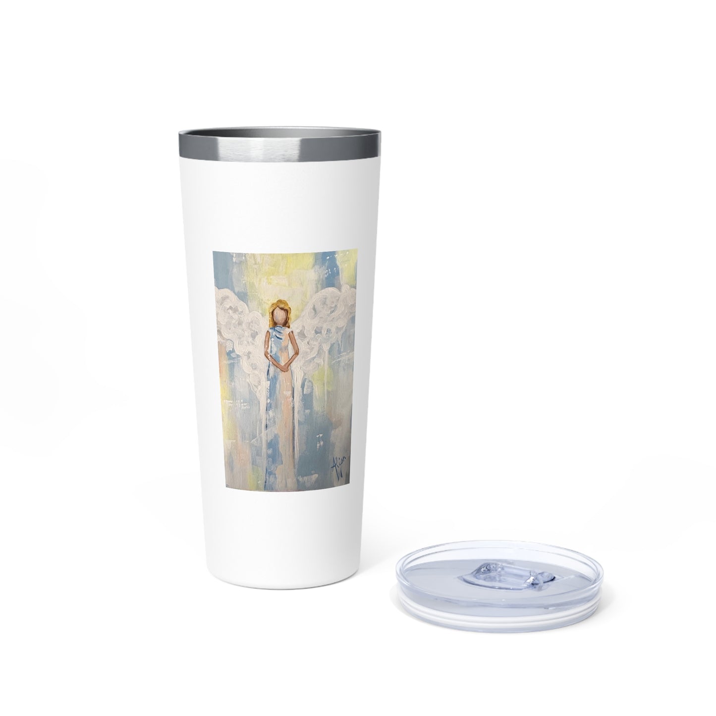 Art by Alisa Original - Copper Insulated Tumbler - Stylish Travel Mug for Hot & Cold Drinks, Perfect Gift for Coffee Lovers, Outdoors, Camping, and Holidays