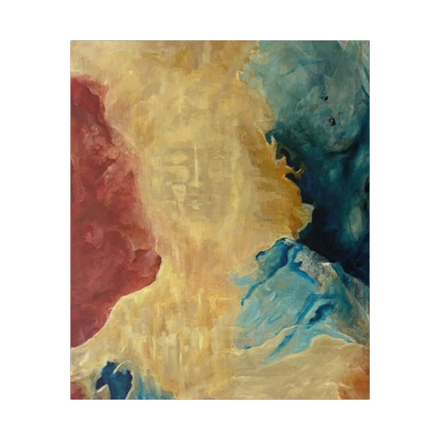 Serene Abstract Canvas Art - Mindfulness Decor for Home & Office
