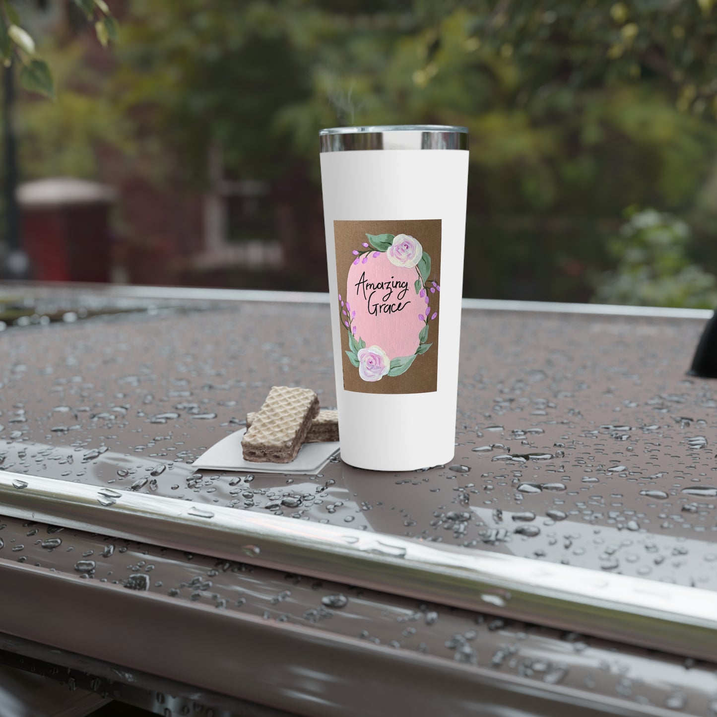 Amazing Grace Pink - Copper Vacuum Insulated Tumbler, 22oz