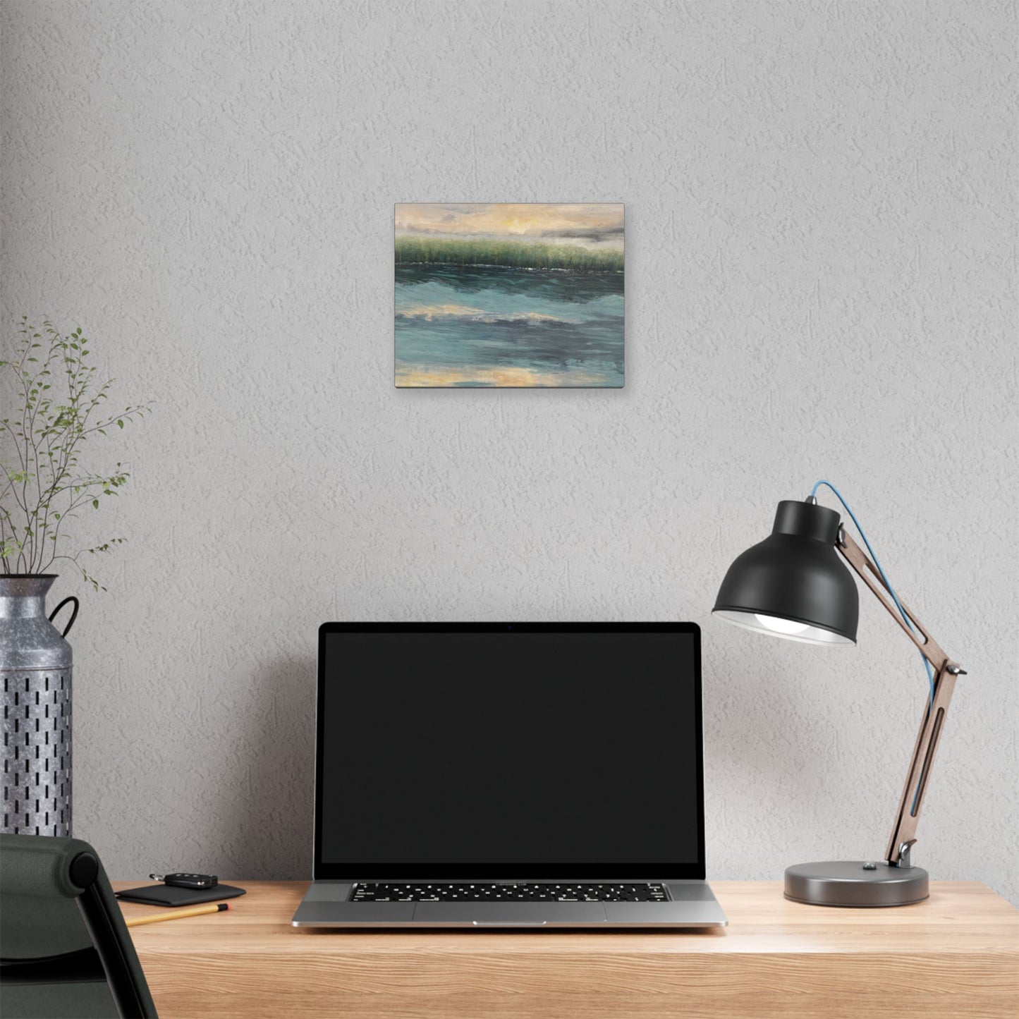Serene Coastal Canvas Wall Art – Tranquil Ocean Landscape Decor