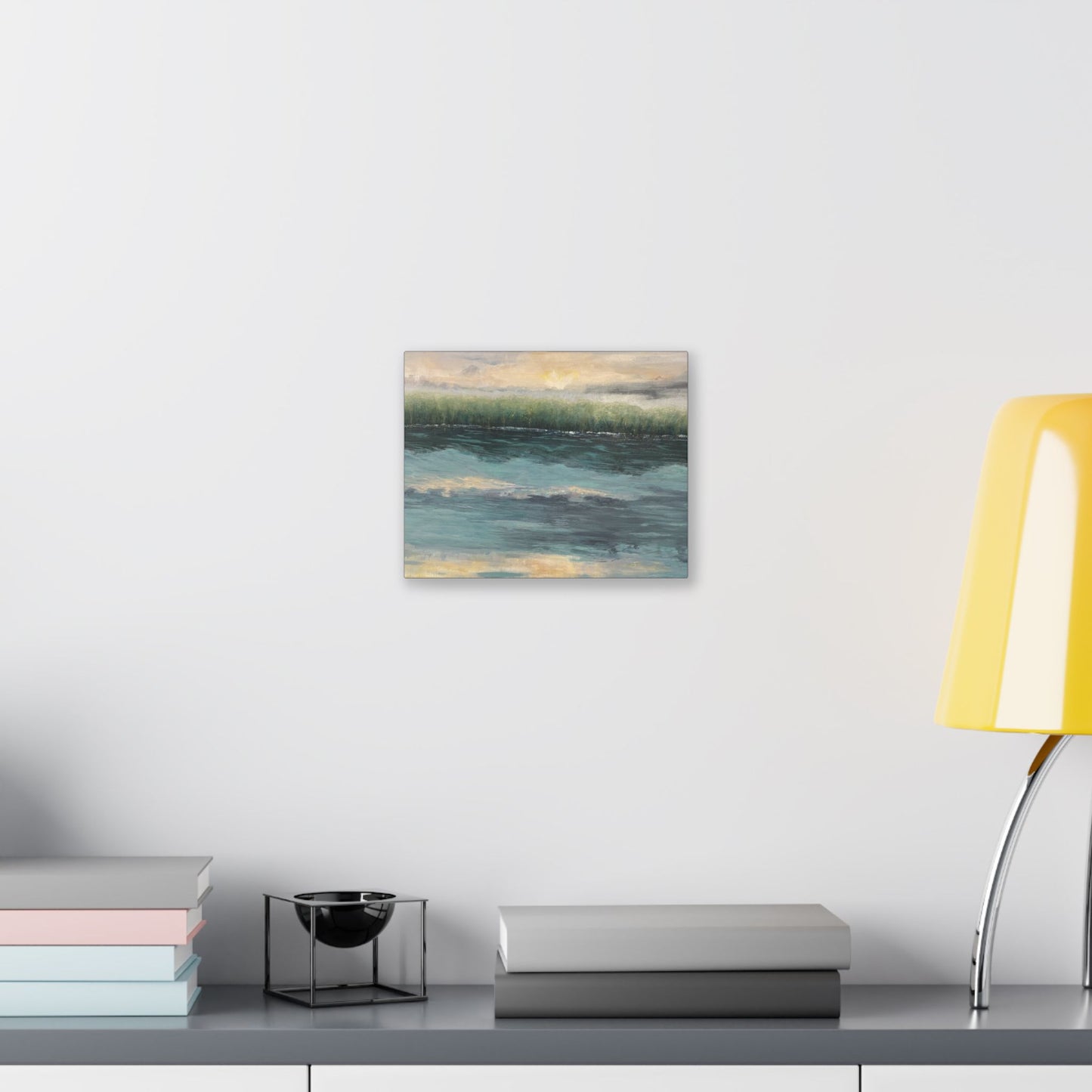 Serene Coastal Canvas Wall Art – Tranquil Ocean Landscape Decor