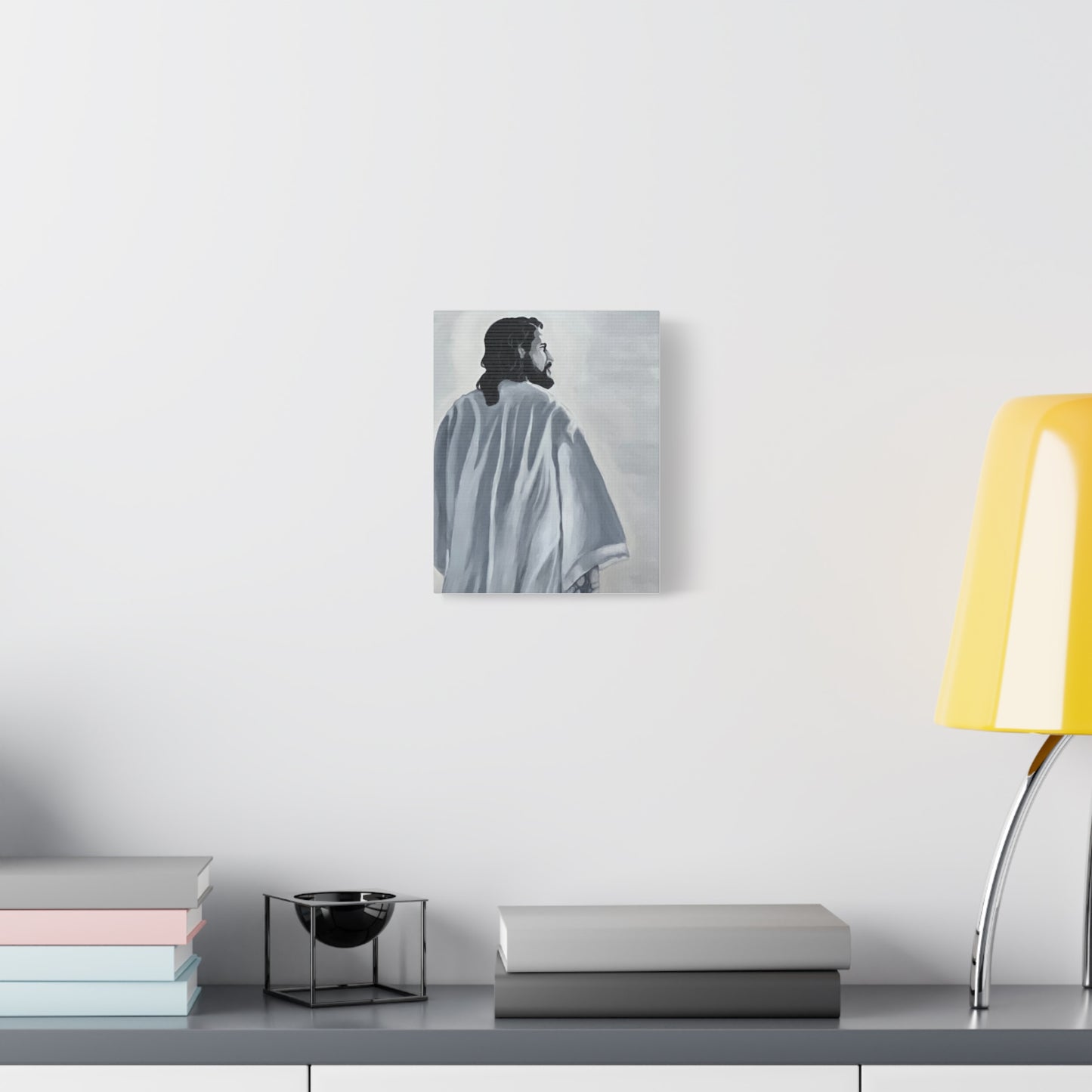 Inspirational Jesus Canvas Wall Art - Stretched Matte Print for Home Decor