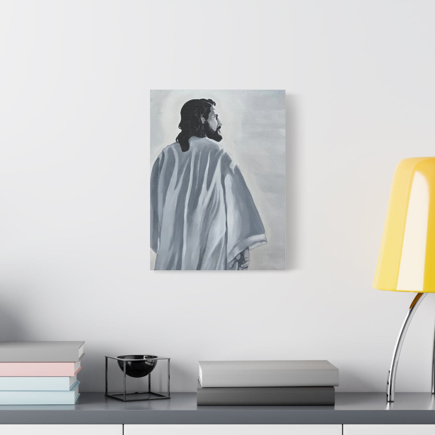 Inspirational Jesus Canvas Wall Art - Stretched Matte Print for Home Decor