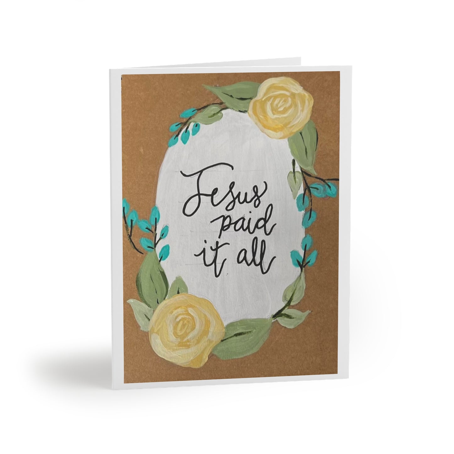 Jesus Paid it All - Greeting cards (8, 16, and 24 pcs)