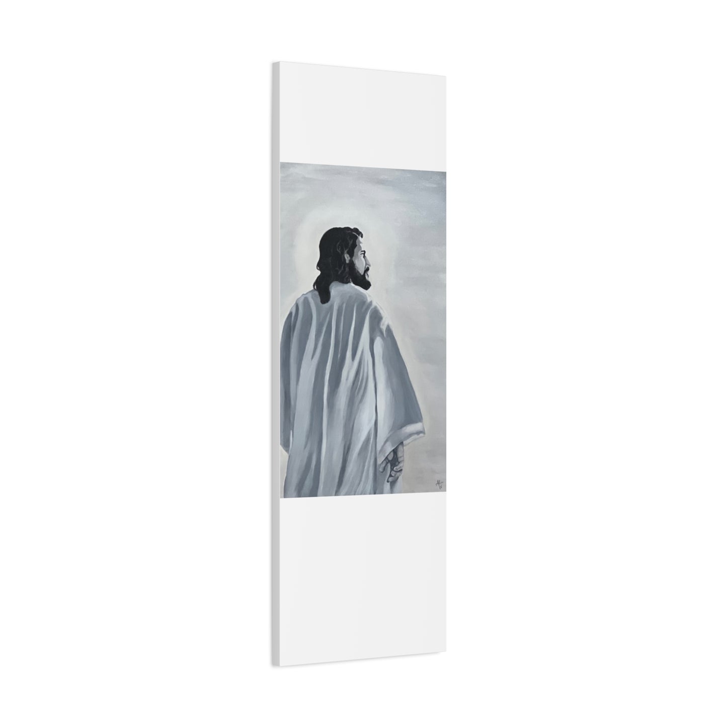 Inspirational Jesus Canvas Wall Art - Stretched Matte Print for Home Decor
