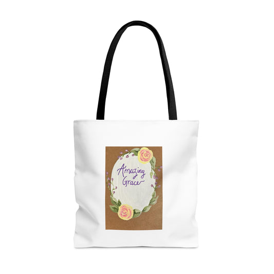 Amazing Grace White - Tote Bag (AOP)