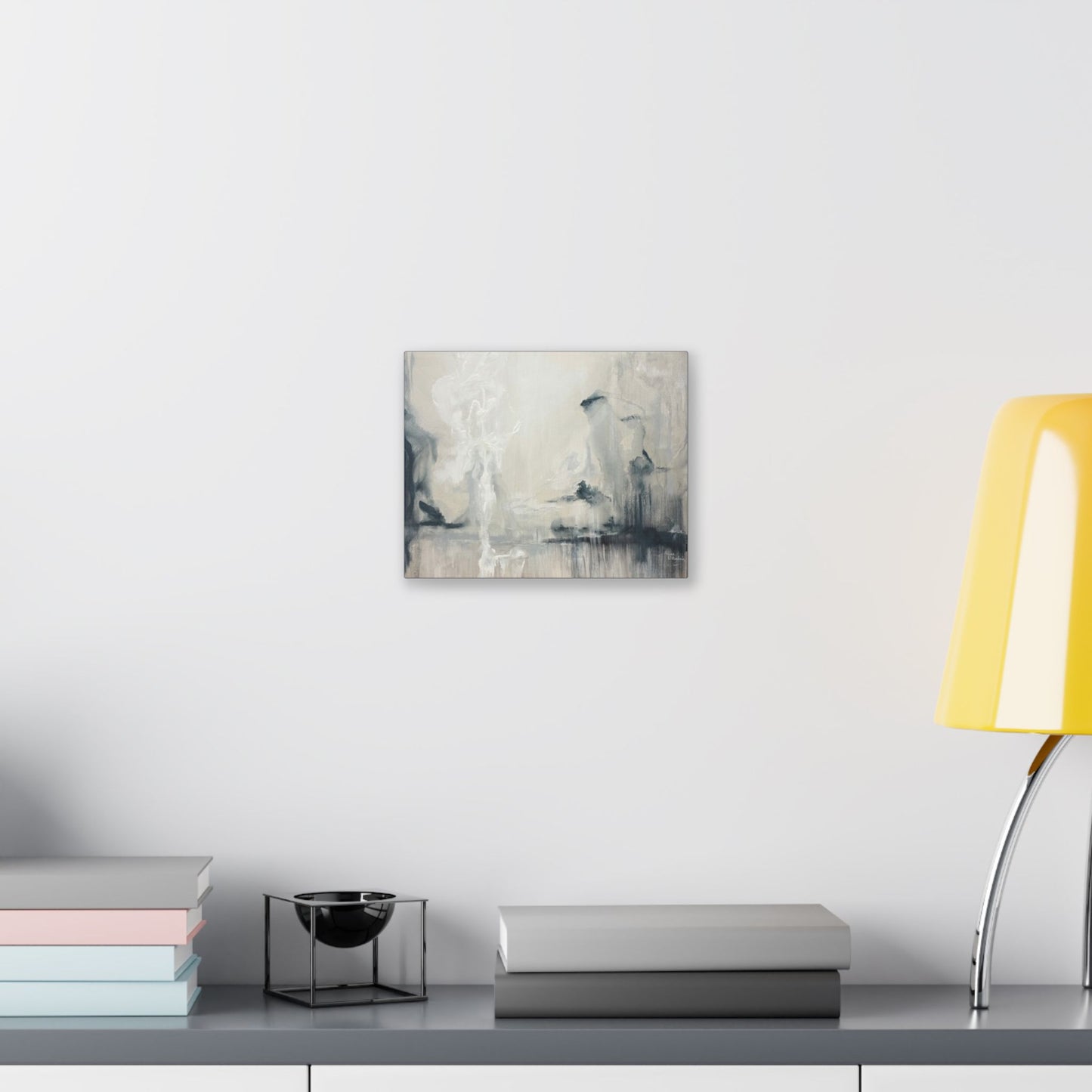 Angels I - Elegant Abstract Stretched Canvas Art for Modern Home Decor